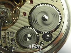 Antique 16s Hamilton 992B Rail Road pocket watch. Made 1944. 21j. Nice watch