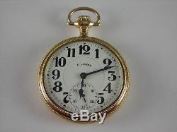 Antique 16s Illinois Bunn Special 23 Ruby jewels Rail Road pocket watch. 1922