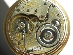 Antique 16s Illinois Sangamo 23 ruby jewels Rail Road pocket watch. Made 1909
