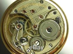 Antique 16s Omega 17j Canadian Railway pocket watch. Gold Filled. Serviced. 1903
