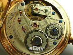 Antique 16s Waltham 16 jewel Am'n Watch Co. Grade model 1872 pocket watch