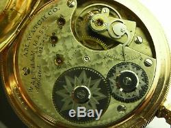Antique 16s Waltham model 1872 AM Grade 15 jewel pocket watch. Runs great! Nice