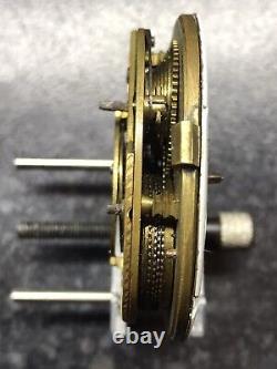 Antique 1770 DD Neveren Square Pillar Verge Fusee Pocket Watch Spares or Repair
