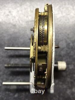 Antique 1770 DD Neveren Square Pillar Verge Fusee Pocket Watch Spares or Repair