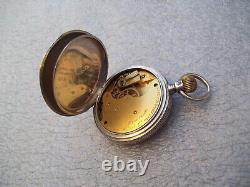 Antique 1877 Silver Waltham Riverside Pocket Watch