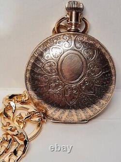 Antique 1884 Keystone Watch Co 18S Double Hunter Gents Pocket Watch