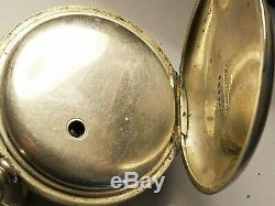 Antique 1885 Elgin Key Wind Pocket Watch / Size 18