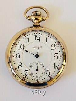 Antique 1892 WALTHAM'Appleton Tracy' 17J Victorian Gold G. F. Pocket Watch 18s