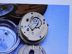 Antique 1899 J G Graves Express English Lever Solid Silver Pocket Watch