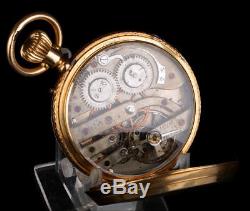 Antique 18K Solid-Gold Pocket Watch. Switzerland, Circa 1890