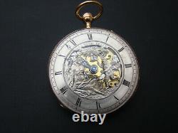 Antique 18K Solid Gold Quarter Repeater Pocket Watch 1800 Striking Autotomation