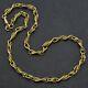 Antique 18k Yellow Gold Pocket Watch Chain 34.0 Grams 17.5 Inches