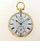 Antique 18ct English Up/down Freesprung Fusee Pocket Watch-serviced