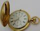 Antique 18ct Gold Freesprung Minute Recording Flyback Chronograph Pocket Watch