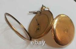 Antique 18k Gold Jumping Jump Hour Minute Repeater French Pocket Watch