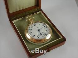 Antique 18s B. W Raymond 19 jewels Rail Road pocket watch. Includes box & History