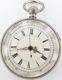 Antique 18s Chronograph Centre Seconds Twin Key Wind Pocket Watch, Working
