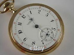 Antique 18s E. Howard 15 jewels Series VIII Gold Filled pocket watch. Made 1890