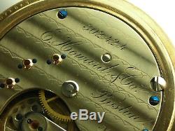 Antique 18s E. Howard 15 jewels Series VIII Gold Filled pocket watch. Made 1890
