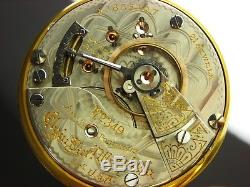Antique 18s Elgin 349 hi-grade Rail Road pocket watch made 1909. Lovely case