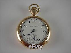 Antique 18s Elgin Father Time 21j Rail Road pocket watch. San Francisco label