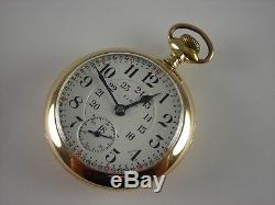 Antique 18s Elgin Father Time 21jewel Canadian Rail Road pocket watch. Made 1910