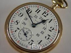 Antique 18s Elgin Father Time 21jewel Canadian Rail Road pocket watch. Made 1910