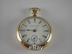 Antique 18s Hampden Canadian Pacific Railway pocket watch. Very rare! Made 1885