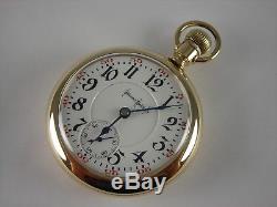 Antique 18s Illinois Bunn Special 23 Ruby jewels Rail Road pocket watch. 1912