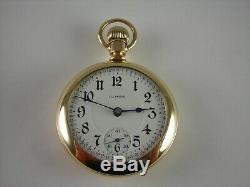 Antique 18s Illinois Bunn Special 23 Ruby jewels Rail Road pocket watch. 1913