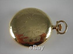 Antique 18s Illinois The American Star 21jewel Rail Road pocket watch. Made 1913