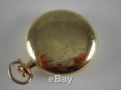 Antique 18s Illinois The American Star 21jewel Rail Road pocket watch. Made 1913