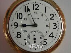 Antique 18s Omega 21 jewel Canadian Railway pocket watch. Gold Filled. 1905