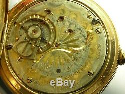 Antique 18s Rockford Special Railway Chronometer 17 jewels pocket watch. 1894