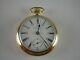 Antique 18s Seth Thomas Two Tone 17 Jewel High Grade Pocket Watch. Gold Filled