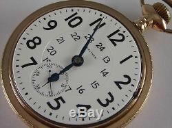 Antique 18s Waltham Vanguard 21 jewel Canadian Rail Road pocket watch. Made 1901