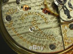 Antique 18s early Hamilton 942 Rail Road pocket watch 1904. High grade 21 jewel
