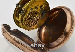 Antique 18th C. French Vigniaux, Toulouze Verge Fusee pocket watch. Ottoman market