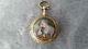 Antique 18th Century Gold And Enamel Verge Dumb Repeating Pocket Watch