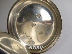 Antique 1900s Express English Lever J G Graves Sheffield Sterling Silver