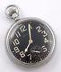 Antique 1900s Waltham Black Dialed Military Pocket Watch Layby