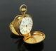 Antique 1901 Tiffany & Co Triple Signed 18k Yellow Gold Hunter Pocket Watch