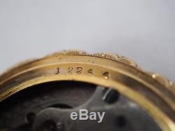 Antique 1902 Running Waltham American Pocket Watch 6s Keystone Double Hunter