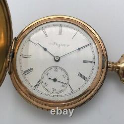 Antique 1903 Elgin Grade 247 15J 16s Pocket Watch 10 Year Gold Filled Hunter