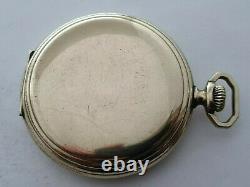 Antique 1903 Thomas Russell and Son Hunter Gold Plated Pocket Watch VGC Rare