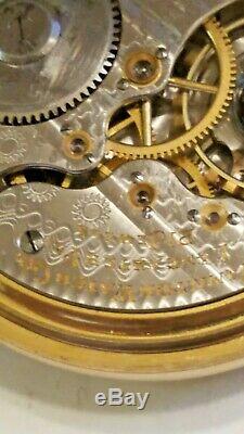 Antique 1904 Size 16 21 Jewels Hamilton 992 Rail Road Pocket Watch / 10K GF
