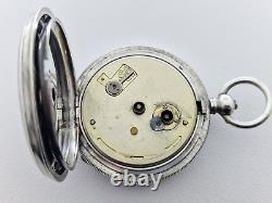 Antique 1905 J. G. Graves Sheffield Solid Silver Pocket Watch