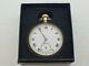 Antique 1905 Record Swiss Gold Plated Pocket Watch 16s Gift Box Working Rare