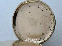 Antique 1905 Waltham Bond St Gold Plated 16s Pocket Watch Needs Repair Rare