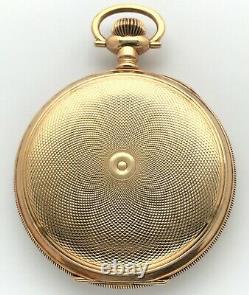 Antique 1905 Waltham Grade 610 7J Pocket Watch 16s 14k Solid Gold Hunter Case